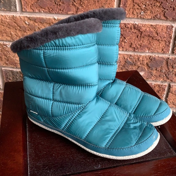 NWT Toms Stellar Blue Quilted Women’s Inez Winter Boots 🥾 Size 6 - Picture 2 of 14